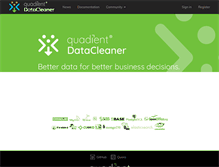 Tablet Screenshot of datacleaner.org